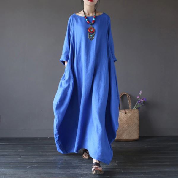 stor-blå-kjole-butikk-blå-klær-på nett