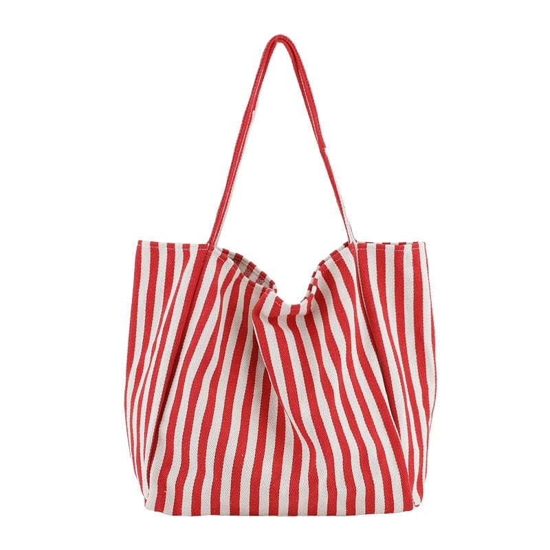 Buddha Trends red White and Blue Large Capacity Canvas Tote Bag