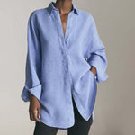 Adison Solid Casual Chic Bluse