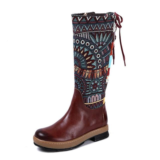 Arlo Boho Hippie Knee High Boots