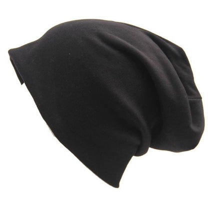 Buddha Trends Beanie Hats Μαύρο Slouch Fit Casual Beanie
