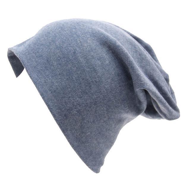 Buddha Trends Beanie Hats Bonnet décontracté Slouch Fit bleu denim