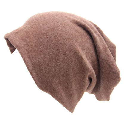 Buddha Trends Beanie Hats Light Brown Slouch Fit Casual Beanie