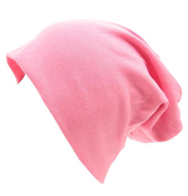 Buddha Trends Beanie Hats Bonnet décontracté rose clair à coupe ample