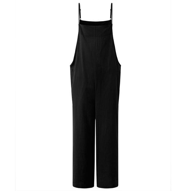 Buddha Trends Black / L Street Cred Loose Wide Leg Overall