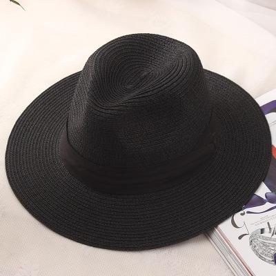 Buddha Trends Black / One Size Striped Straw Hats