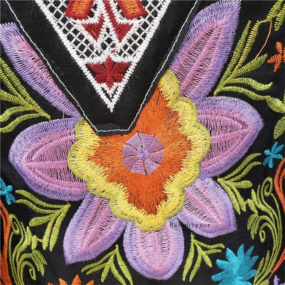 BuddhaTrends自由奔放に生きる手作りの刺繍デニムジャケット