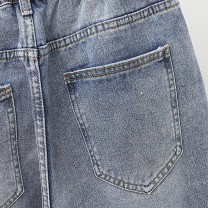 Buddha Trends Boyfriend Jeans Oversized Distressed Boyfriend Jeans