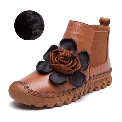 Sepatu Bot Bordir Bunga Hippie Earthbound