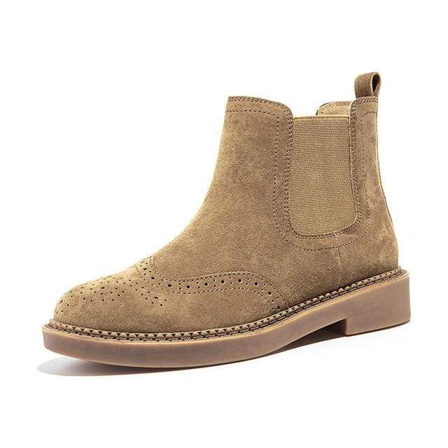 Buddha Trends Camel / 5 Suede Chelsea Boots
