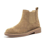 Buddha Trends Camel / 5 Chelsea Boots in pelle scamosciata