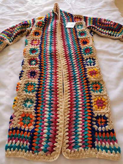 Cárdigans de Buddha Trends 100% lana cárdigan hippie hecho a mano