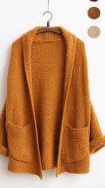 Handgemaakte Chunky Knit Cardigan