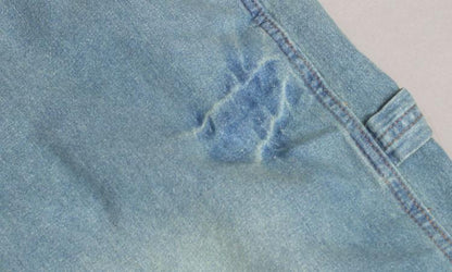 Macacão de jeans casual solto da Buddha Trends