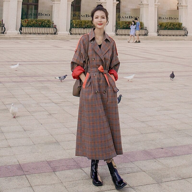 Buddha Trends Coats Amy Plaid Retro Coat | Millennials