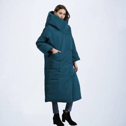 Buddha Trends Coats Ocean / M Mia Long Hooded Puffer Coat