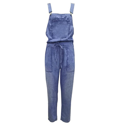 Buddha Trends אוברול ג'ינס כחול / S / בריטניה טינה קז'ואל וינטג' אוברול שנות ה-90
