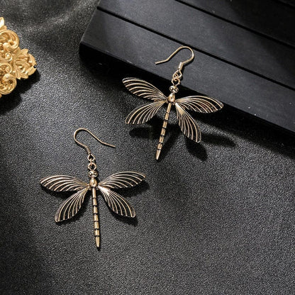 Buddha Trends Dragonfly Earrings Dragonfly Pendant Necklace &amp; Earrings
