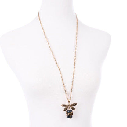 Buddha Trends Dragonfly Pendant Necklace &amp; Earrings