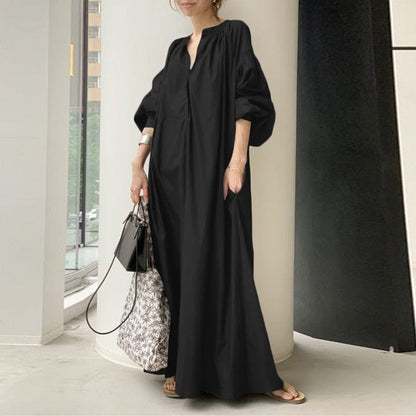 Buddha Trends Dress Black / S Bohemian Vintage Maxi Dress