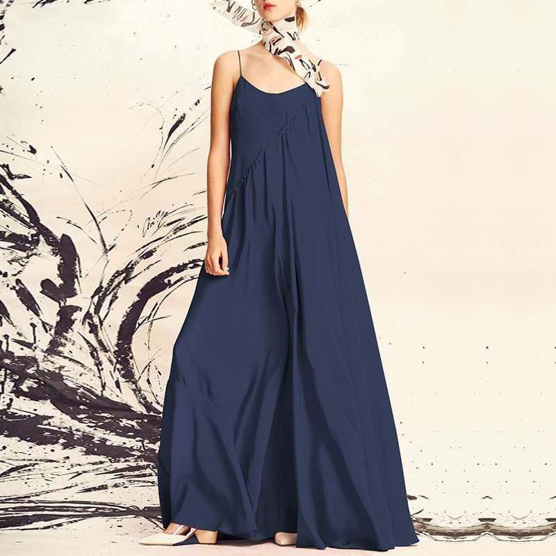 Buddha Trends Kleid Blau / S Utopia Goddess Boho Maxikleid