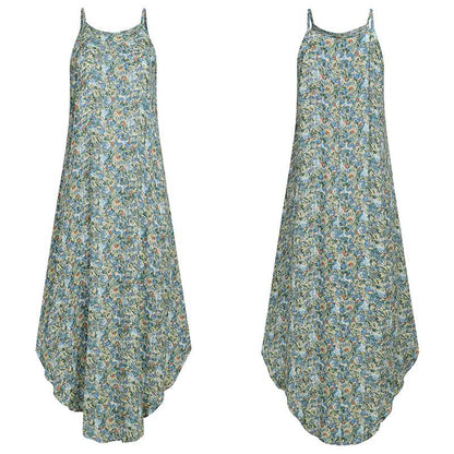 Buddha Trends Dress Boho Floral Print Plus Size Prendisole