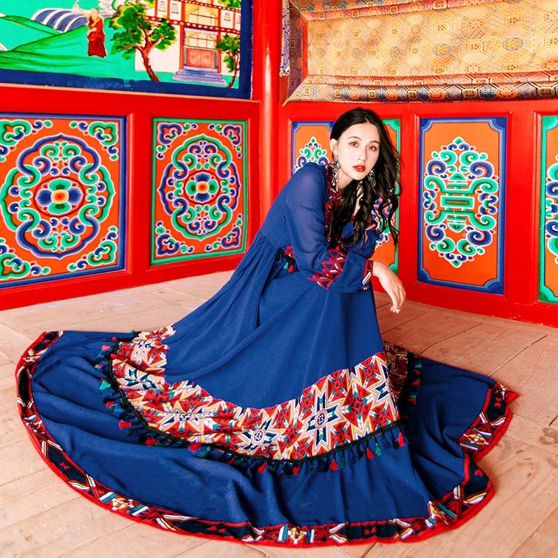 Buddha Trends Dress Boho Gypsy Floral Maxi Dress | Mandala