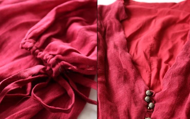 Buddha Trends Dress Bold and Sexy Red Gypsy Dress | Mandala