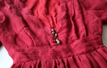 Τολμηρό και σέξι κόκκινο τσιγγάνικο φόρεμα Buddha Trends | Μάνταλα