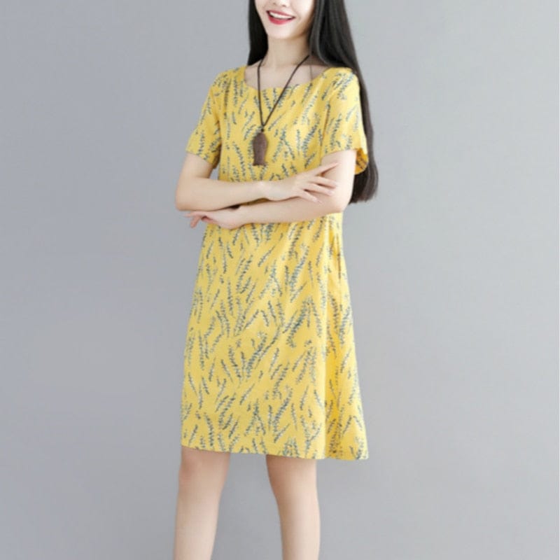 Φόρεμα Buddha Trends Dimitra Floral κοντό φόρεμα