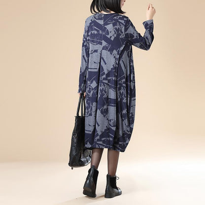Elena Casual Vintage solve Plus Size Dress