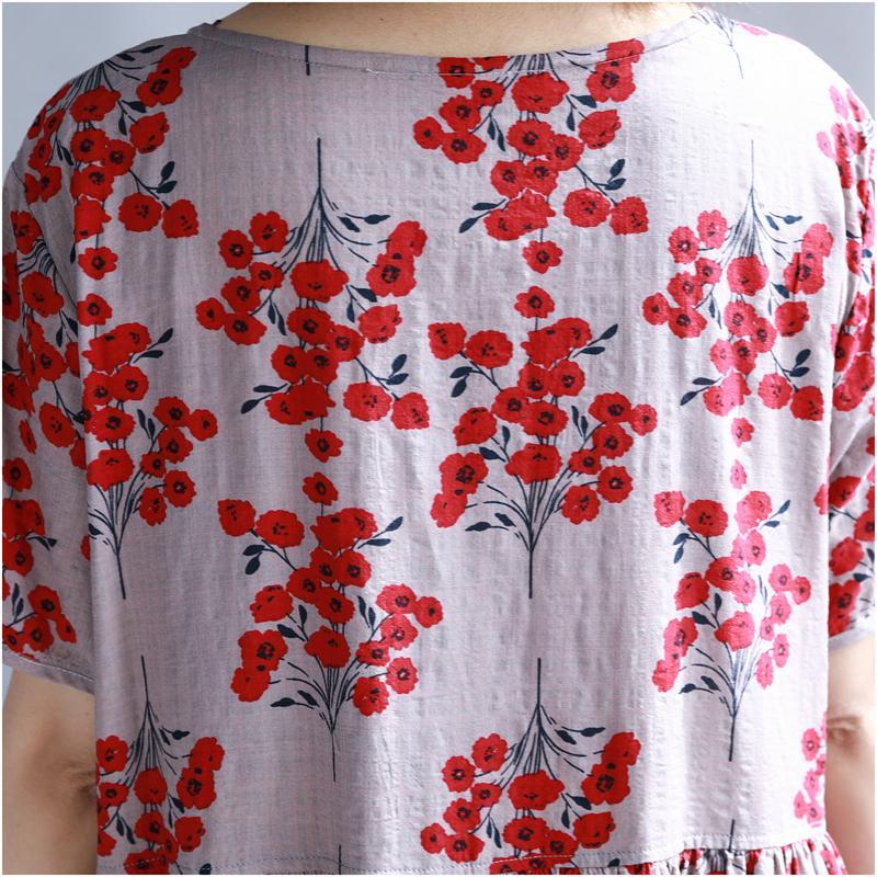 Φόρεμα Buddha Trends Floral Modesty Empire Waist T-shirt