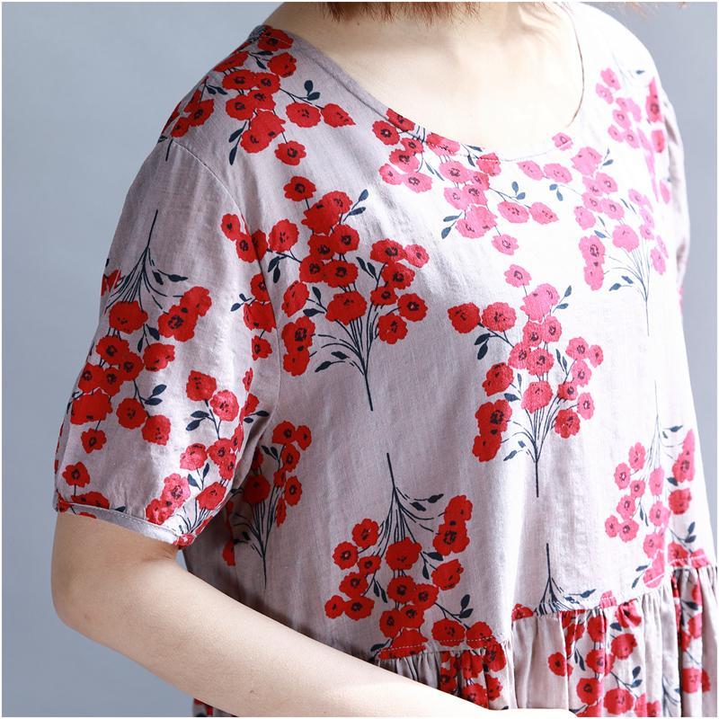 Φόρεμα Buddha Trends Floral Modesty Empire Waist T-shirt