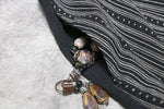 Buddha Trends Dress Geometric Patchwork Midi Dress | Nirvana