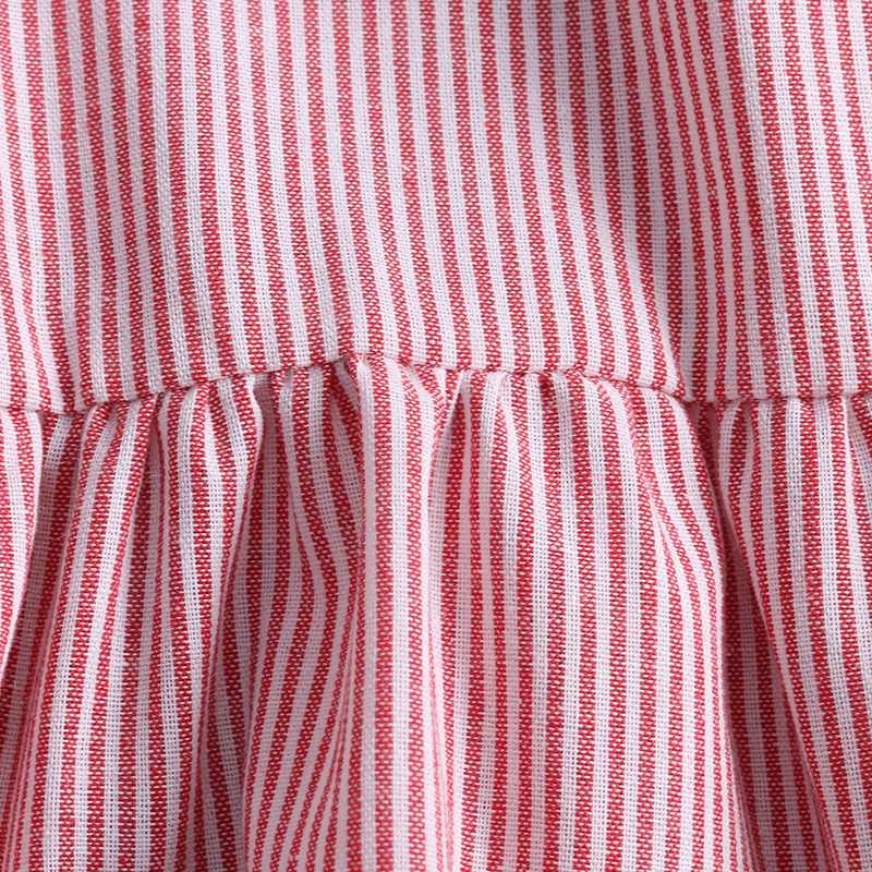 Graceful Striped Midi Dress