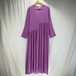 Buddha Trends Dress Lavender / S Oversized Long Hippie Dresses