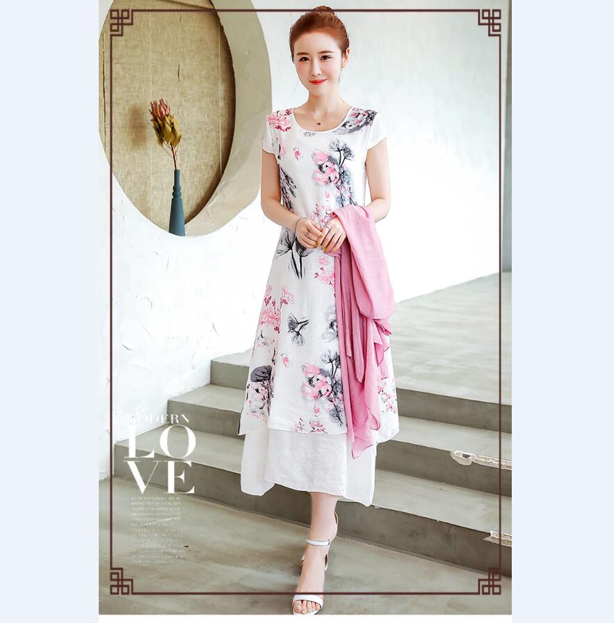 Buddha Trends Dress Midi Floral Dress + Cardigan | OOTD