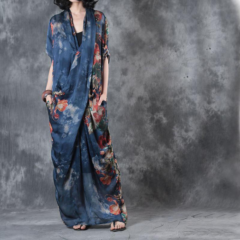 Buddha Trends Dress Один размер / Многоцветное Элегантное богемное платье с цветочным принтом | Нирвана