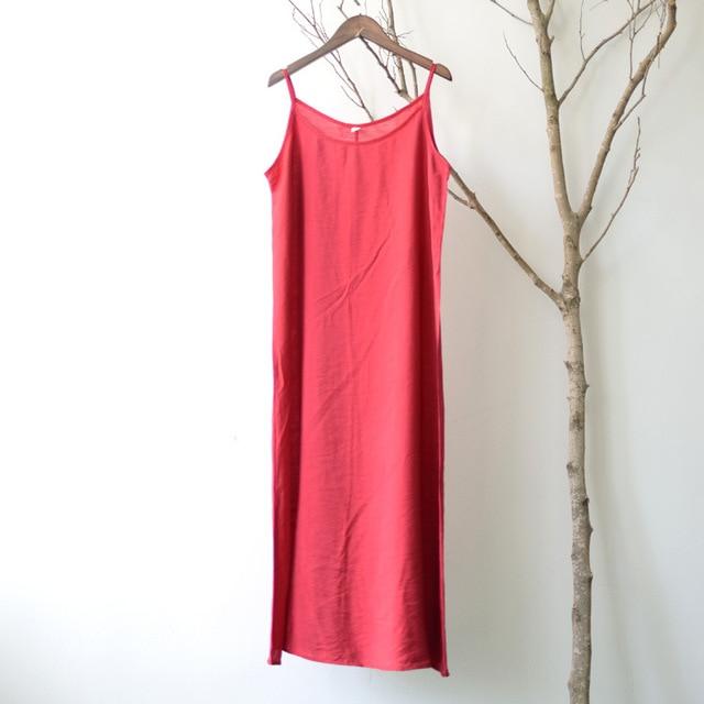 Buddha Trends Kleid Rot / L Be Free Camisole Dress