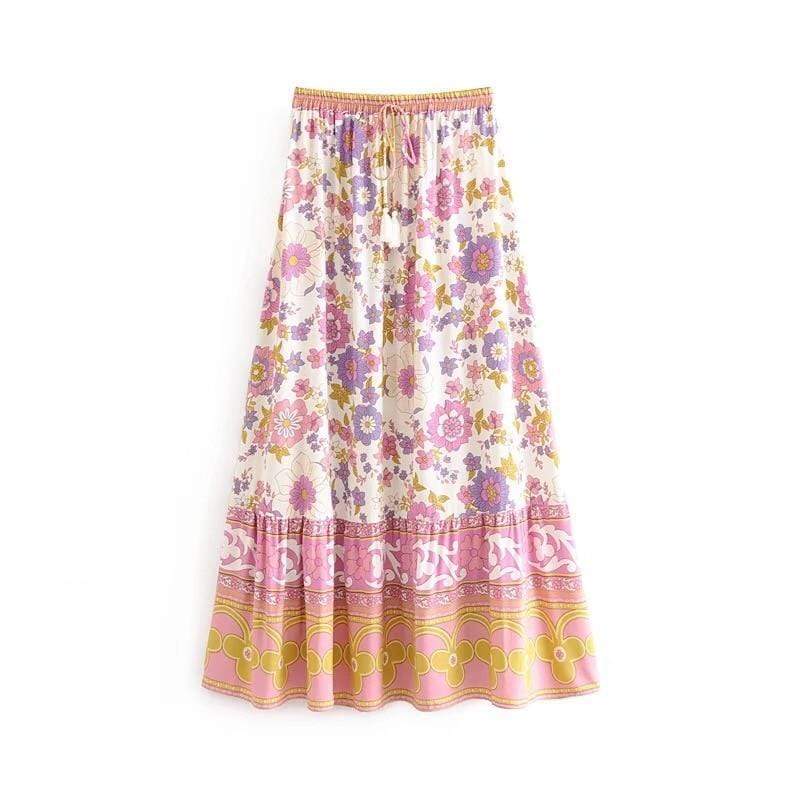 Buddha Trends Dress Skirt / L Clarity Bohemian 2 Pieces Set