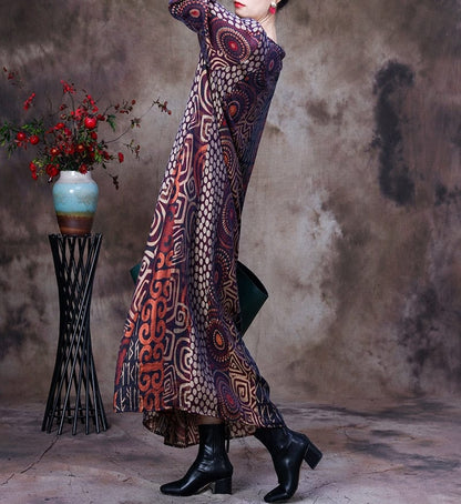 Φόρεμα Buddha Trends Spring Blossom Midi Dress | Νιρβάνα