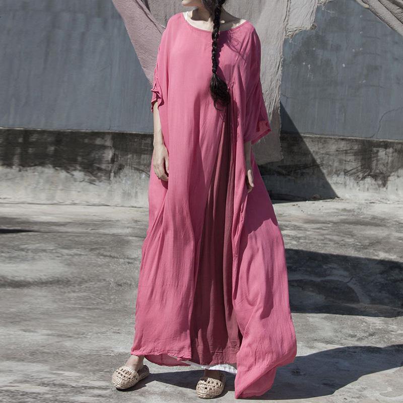 Sweet Modesty Oversized Maxi Robe | Lotus