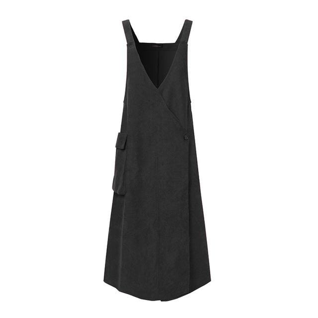 Buddha Trends Dresses hitam / L Street Aesthetics Overall Dress