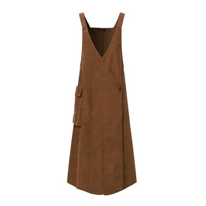 Buddha Trends Dresses Brown / 5XL Street Aesthetics Overall Dress