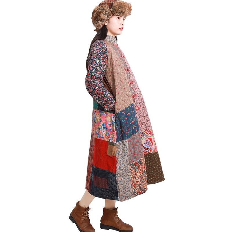Buddha Trends Dresses Random Patchwork Quilted Hippie Coat