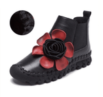 Floral κεντημένες μπότες Hippie Earthbound