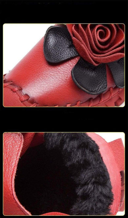 アースバウンドヒッピーフローラル刺繡ブーツ