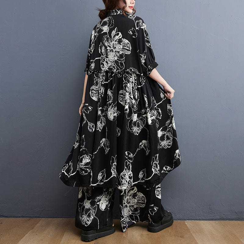 Тенденції Buddha Trends Floral & Flowy Комплект із 2 предметів + ​​штани | OOTD