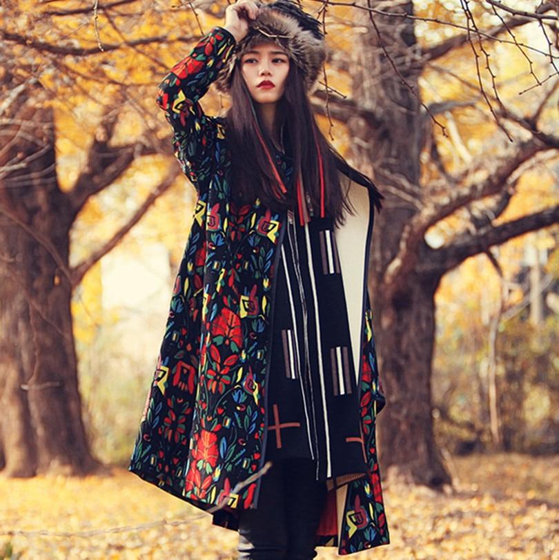 Пальто в стилі Buddha Trends Floral Tribes | Мандала