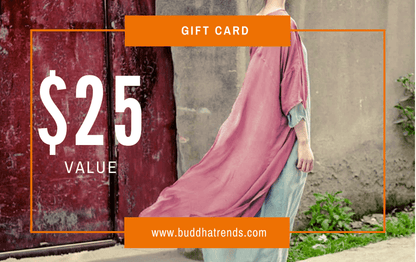 Dárková karta Buddha Trends Dárková karta Buddhatrends v hodnotě 25 $